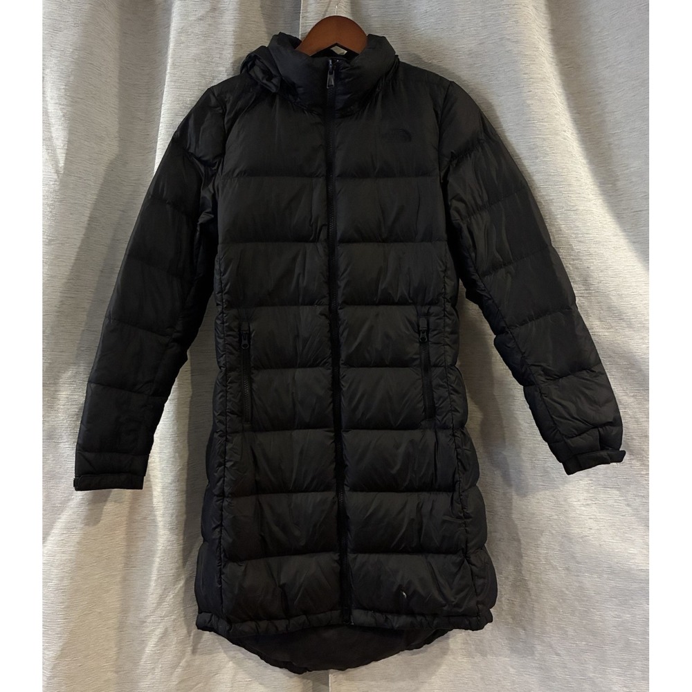 The North Face Metropolis Parka Women Small Black Quilted Down Puffer Coat